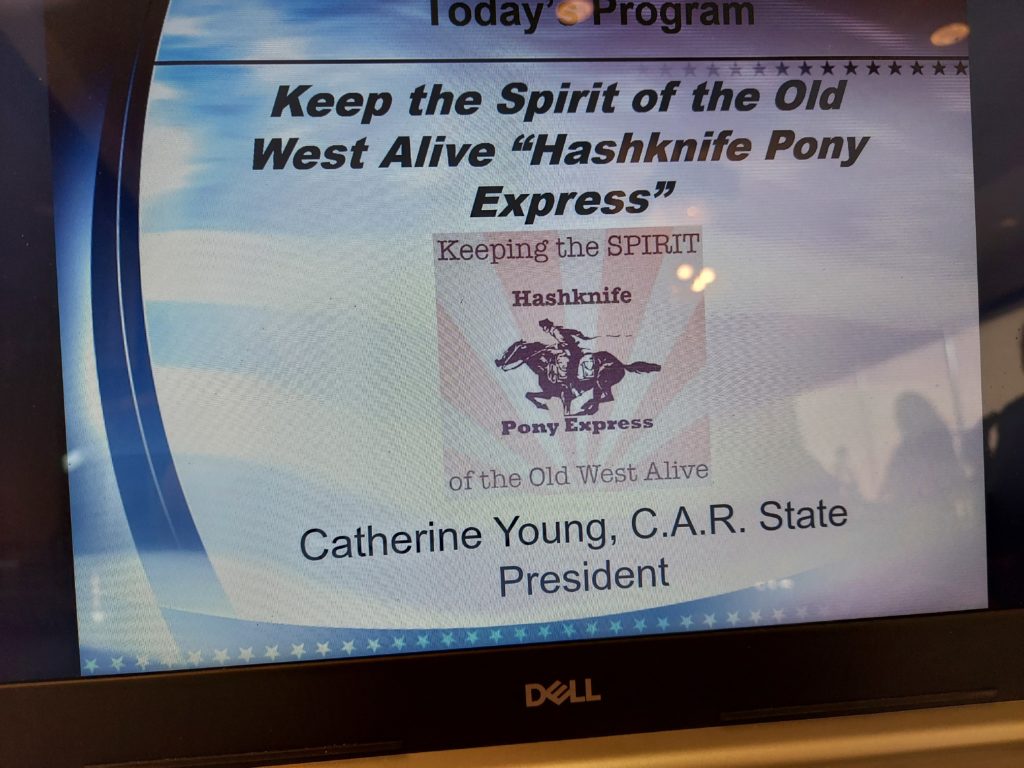 January Meeting 2023 C.A.R. Pony Express Project